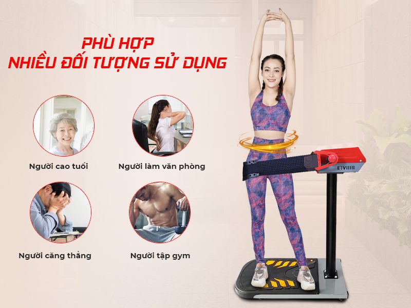 May Rung Máy rung bụng đứng Pro New 300W|máy rung bụng đứng giá rẻ