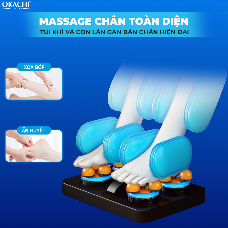Ghế massage toàn thân OKACHI LUXURY Star JP-I9