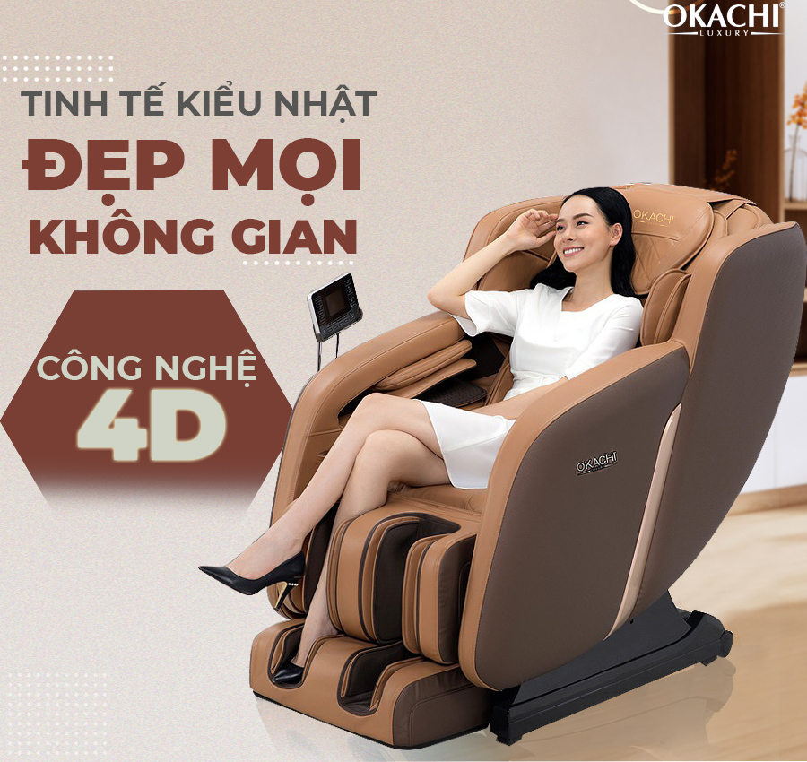 Ghế massage toàn thân OKACHI Luxury JP-I79