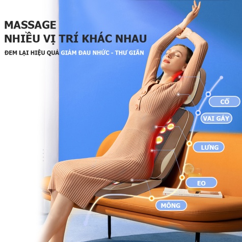 Đệm massage toàn thân FUKI JAPAN FK-A80 (Thế hệ mới)3