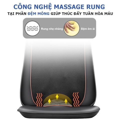 Đệm Massage Toàn Thân Fuki 4D Luxury FK-A996