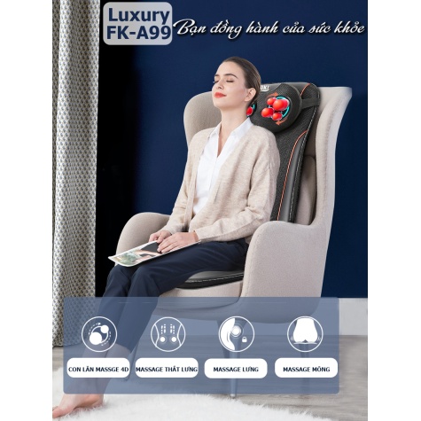 Đệm Massage Toàn Thân Fuki 4D Luxury FK-A999