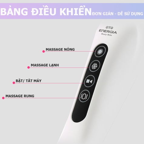 Máy massage mặt chống lão hóa nóng lạnh OTO Energia EG-700 (màu bạc)4