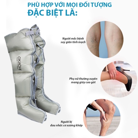 Phụ kiện phần chân máy nén ép suy giãn tĩnh mạch OKACHI3