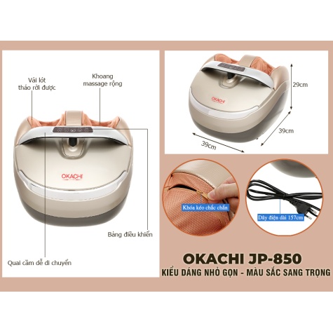 Máy massage chân OKACHI JP-8502