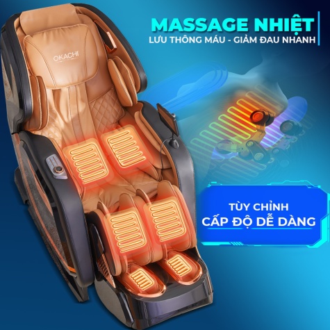 Ghế massage toàn thân OKACHI LUXURY JP-I99 8