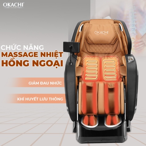 Ghế massage toàn thân OKACHI Luxury 4D JP-I89 (Cao cấp)7