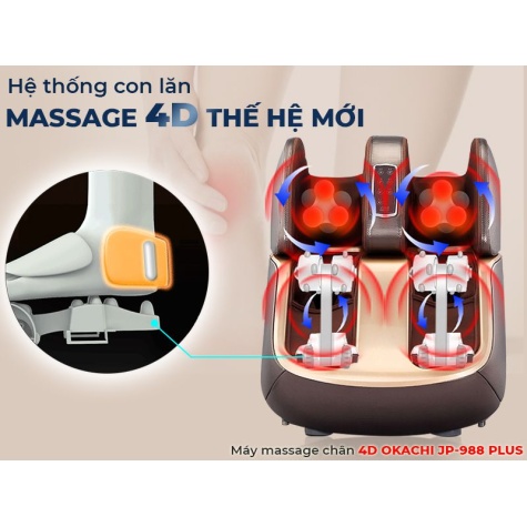 Máy massage chân thông minh 4D OKACHI JP-988 Plus2