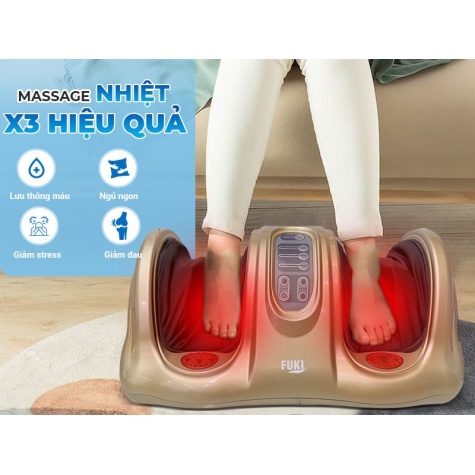 Máy massage chân hồng ngoại Fuki Nhật Bản FK-6811 (màu vàng)2